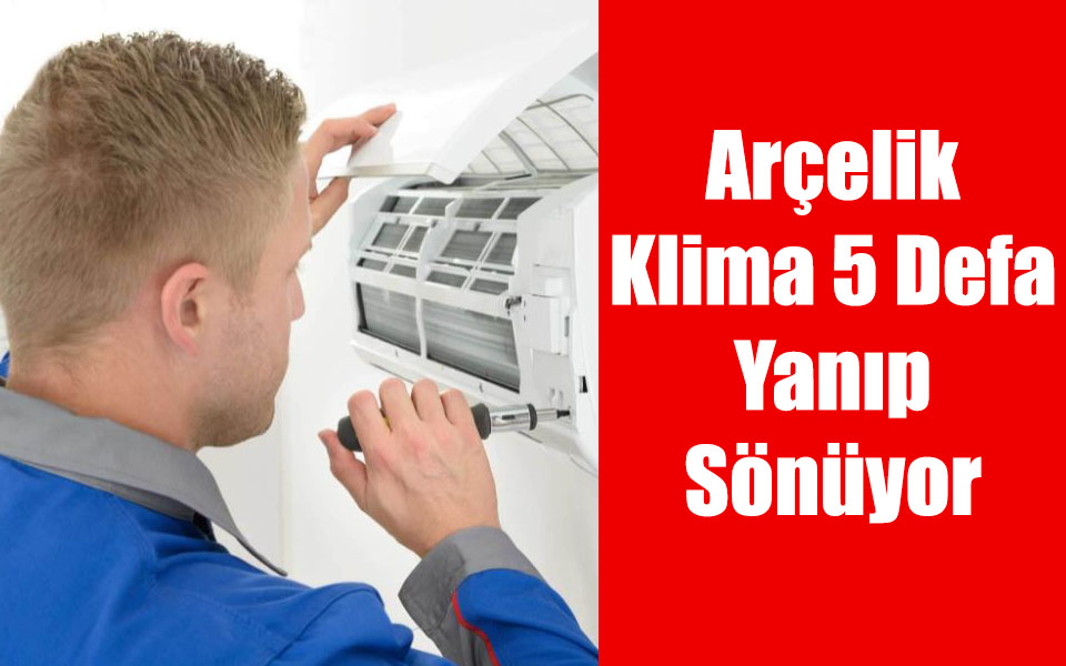 Arçelik Klima 5 Defa Yanıp Sönüyor