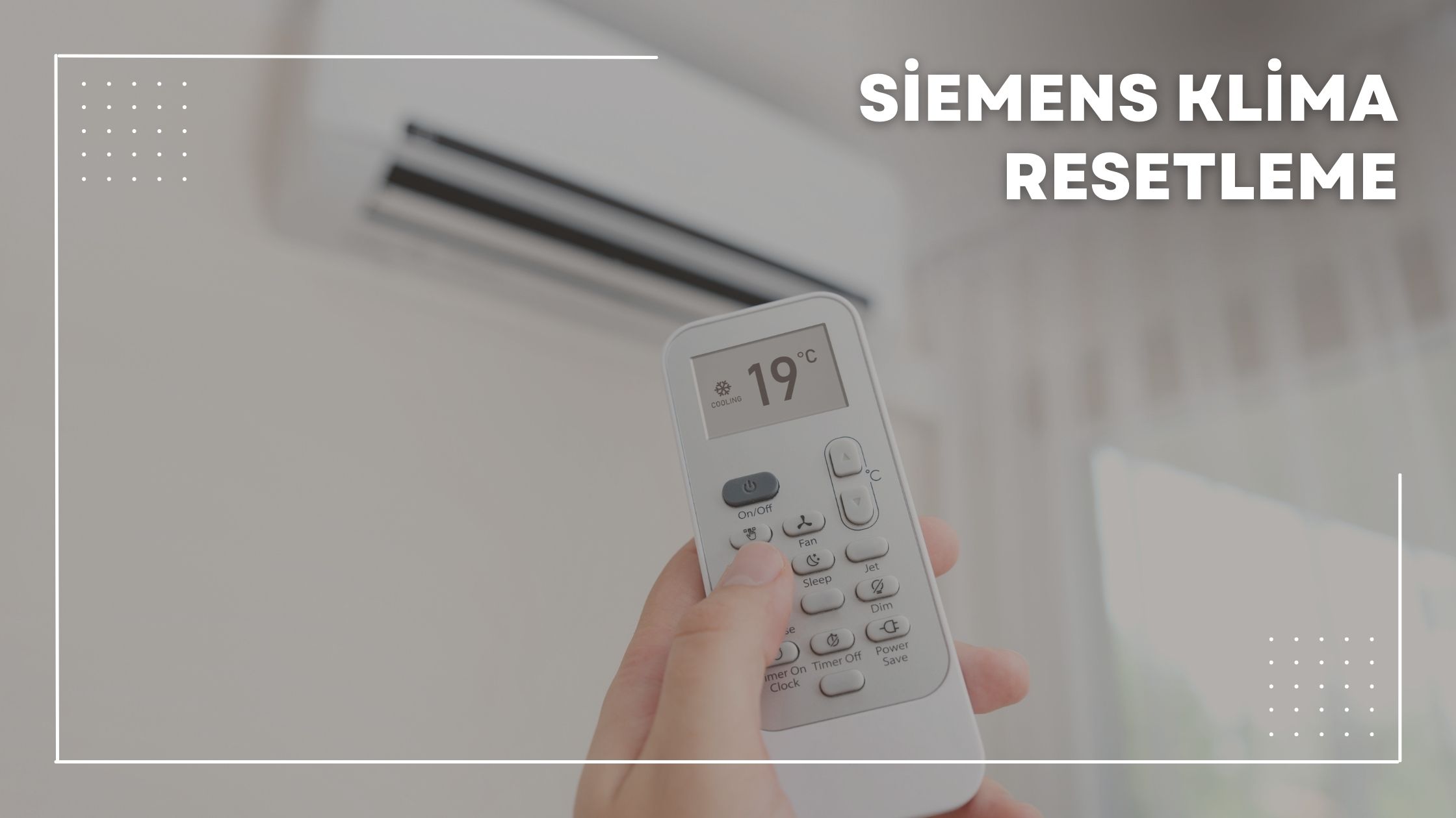 Siemens Klima Resetleme